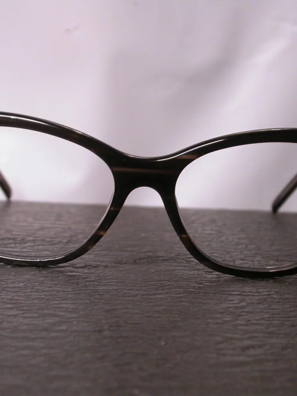 Tom Davies Dark Tortoise Stripe Hand Made Eyeglasses Frames TD675